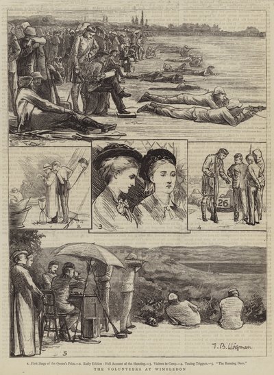 Os voluntários em Wimbledon de Theodore Blake Wirgman